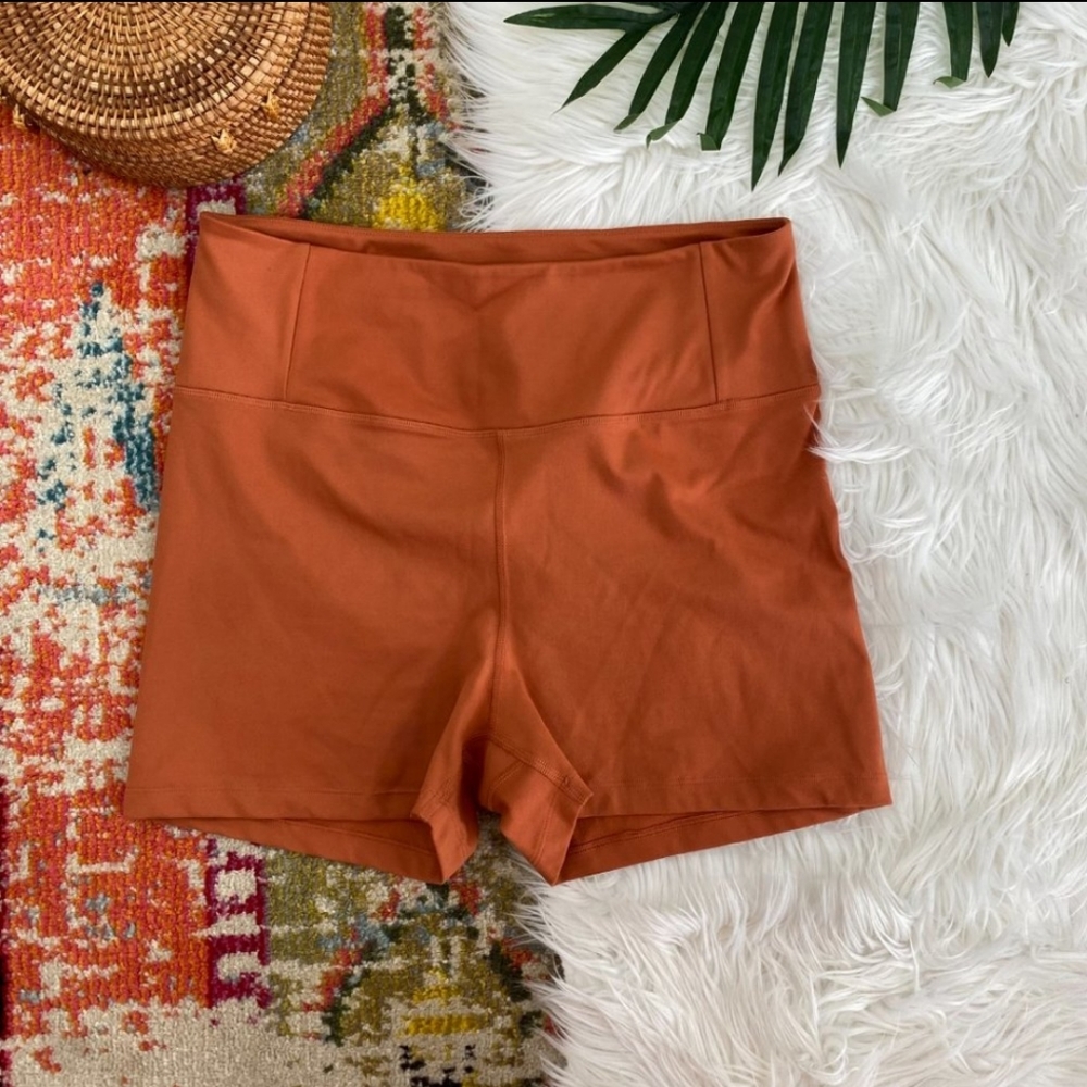 Girlfriend Collective Stretch High Waist High Rise Biker Bike Shorts XL